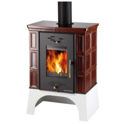 Kachlová kamna EBOLI AL II s výměníkem, vychlazovací smyčka