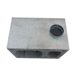 Komínová tvárnice s přírubou do ventilační šachty PKV1P