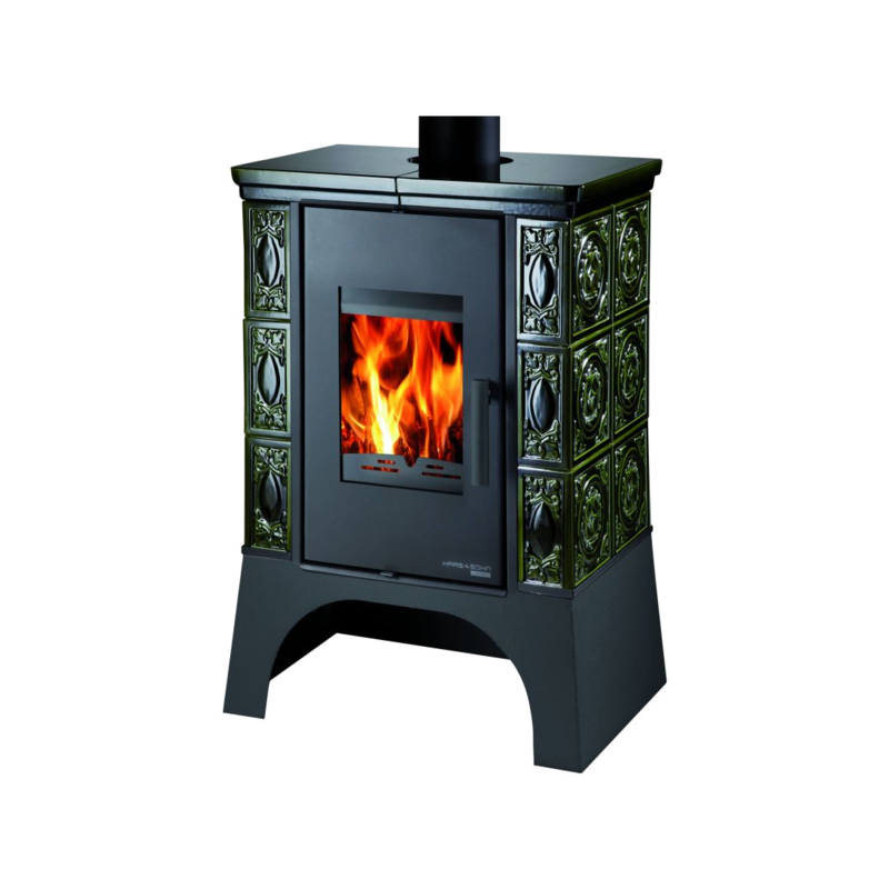 Kachlová kamna EMPOLI AL II s výměníkem, vychlazovací smyčka