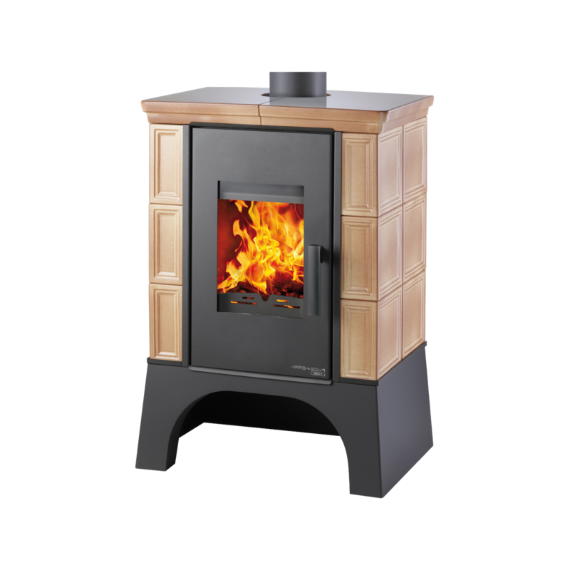 Kachlová kamna EBOLI AL II s výměníkem, vychlazovací smyčka